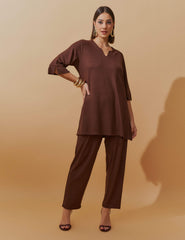 Conjunto Vicenza Briana Marrom Natureza