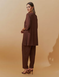 Conjunto Vicenza Briana Marrom Natureza