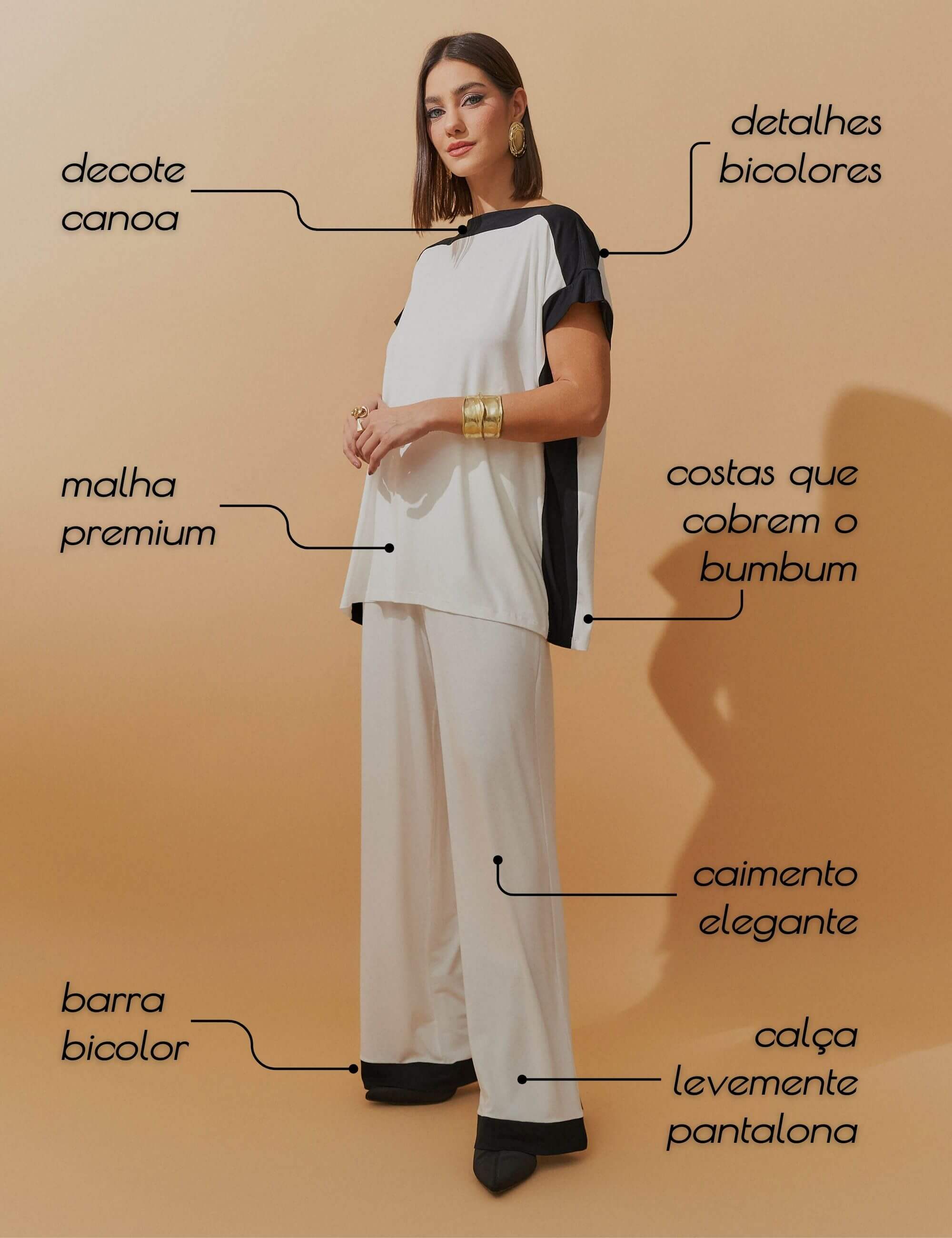 Conjunto Bete Off White