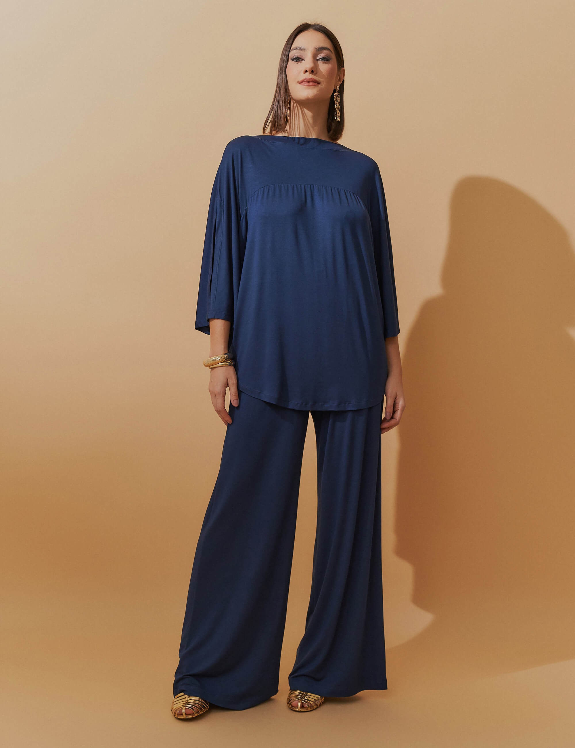 Conjunto Berta Azul Marinho
