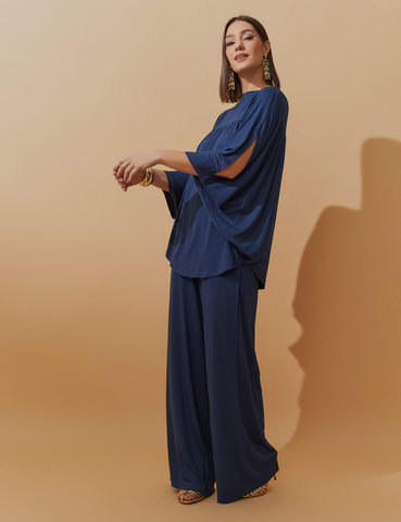 Conjunto Berta Azul Marinho