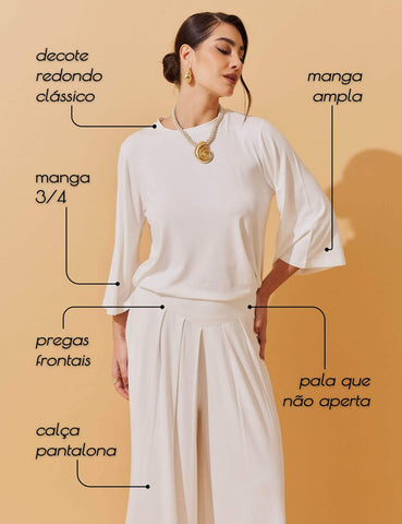 Conjunto Brigida Off White