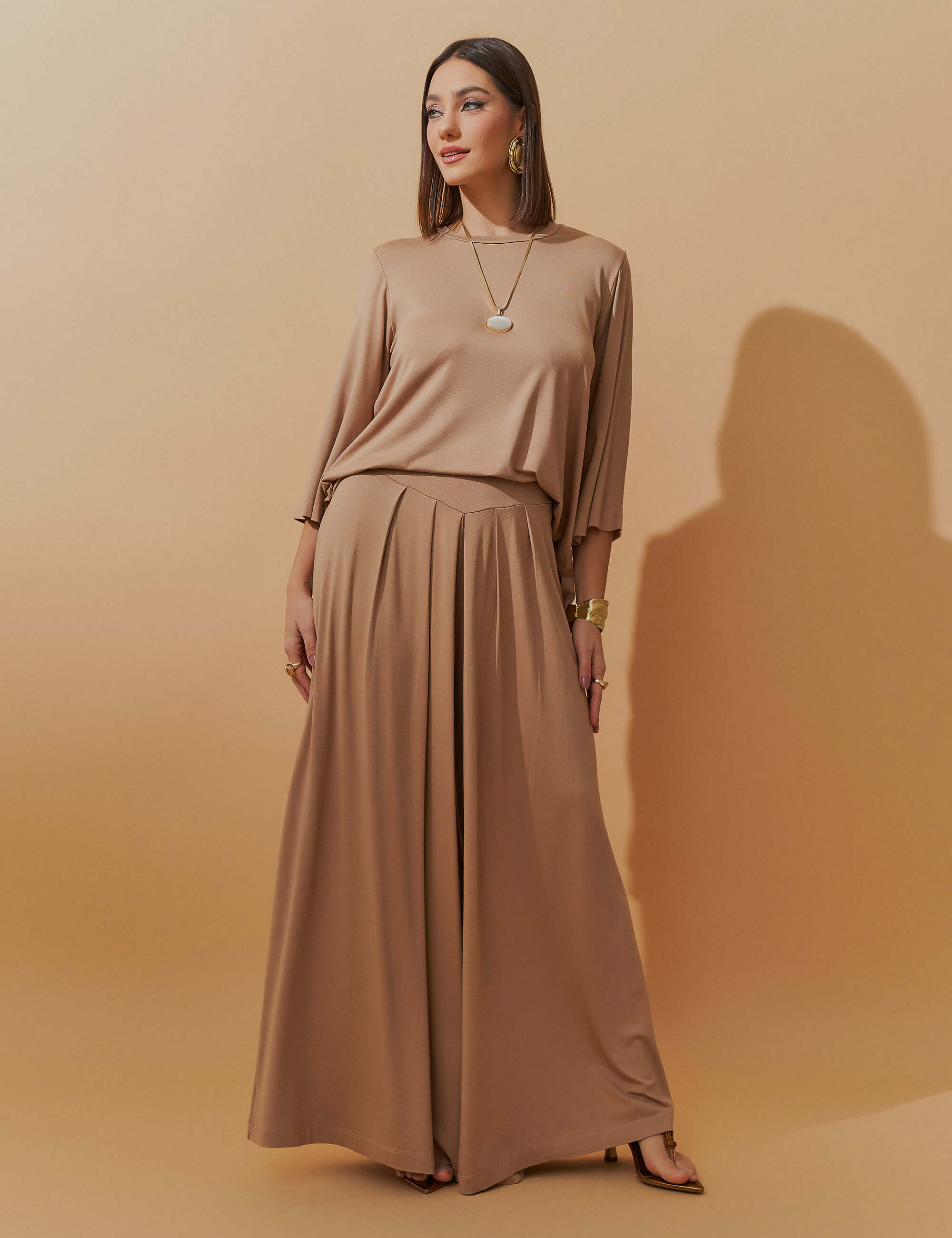 Conjunto Brigida Bege Awake