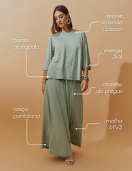 Conjunto Brigida Verde Menta