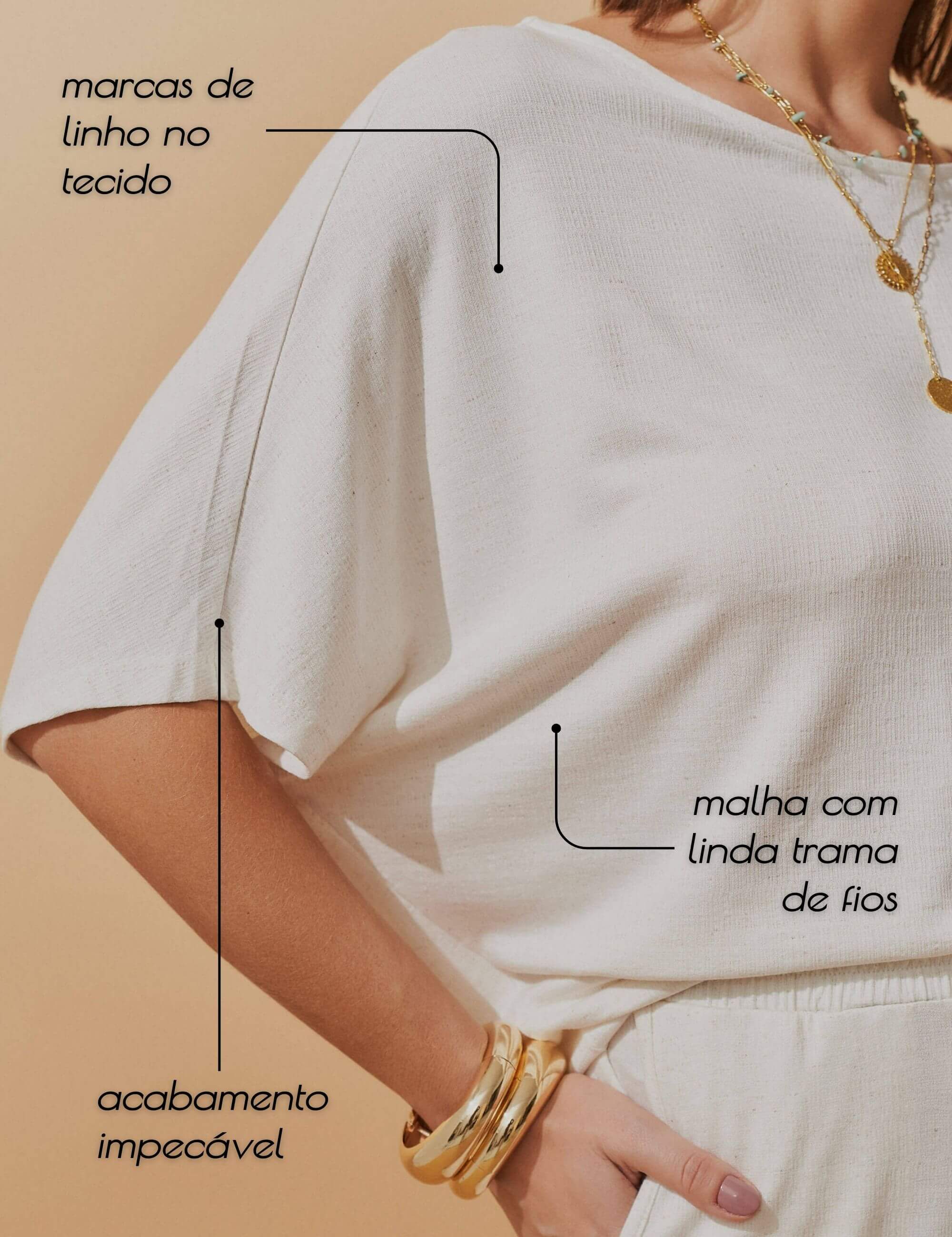 Conjunto Lino Brisa Off White