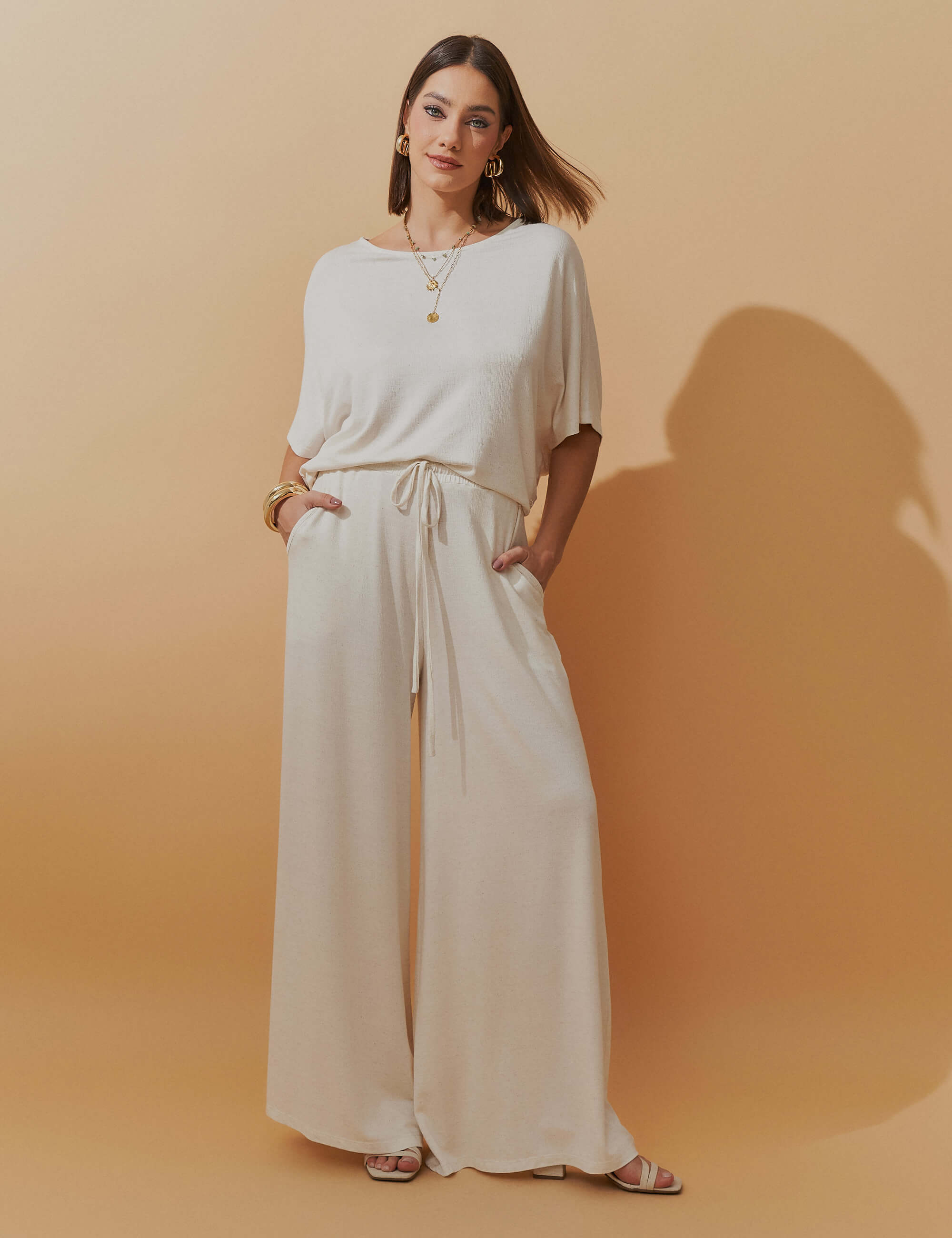 Conjunto Lino Brisa Off White