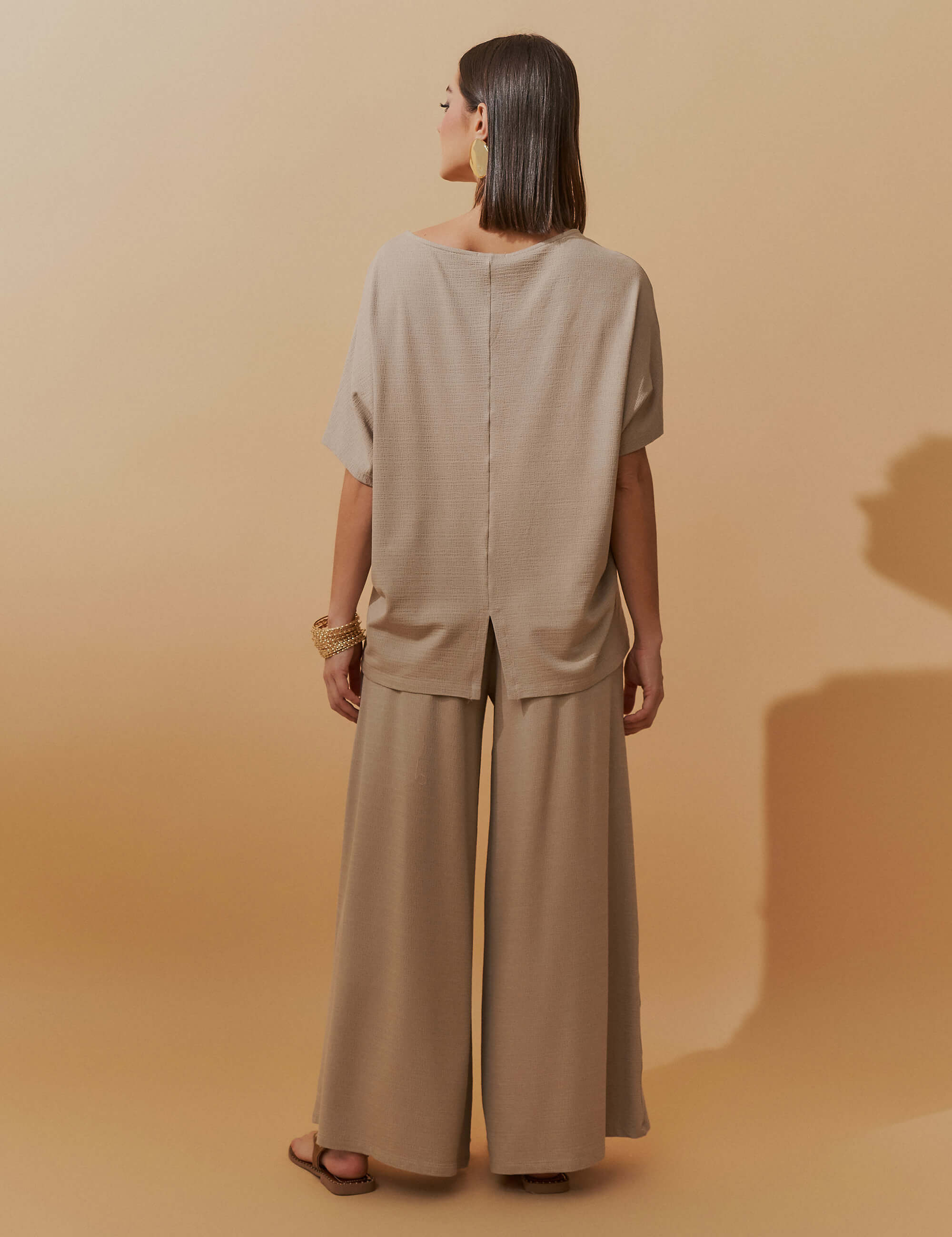 Conjunto Lino Brisa Taupe