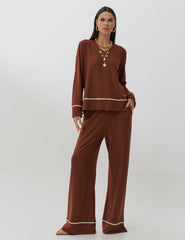 Conjunto Copenhagem Carina Marrom Tamara