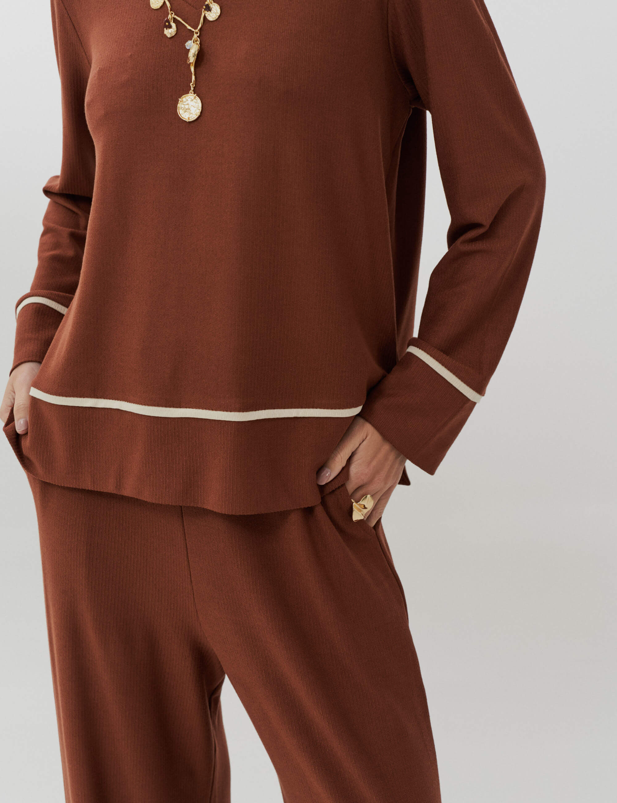 Conjunto Copenhagem Carina Marrom Tamara