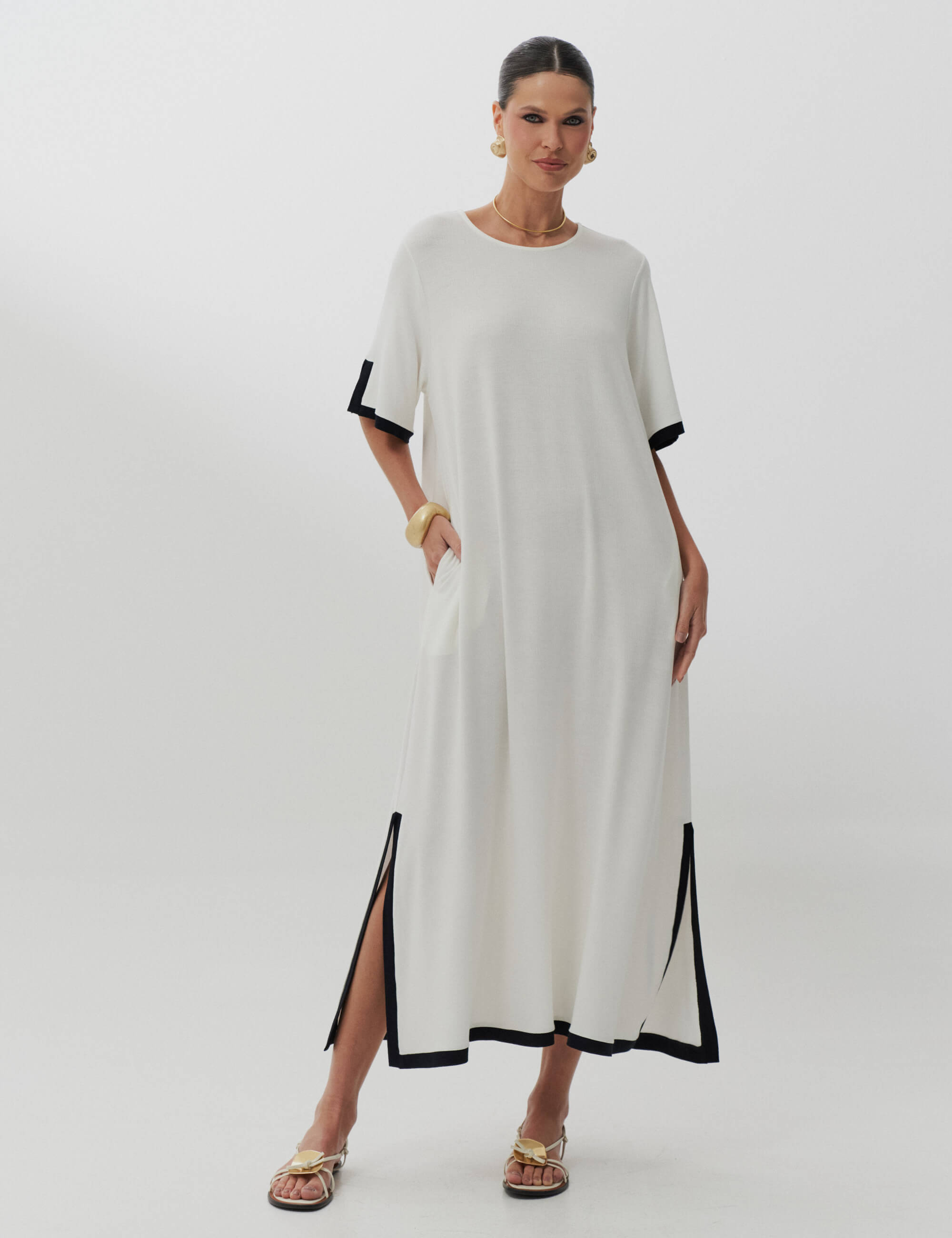 Vestido Vicenza Catrina Off White
