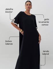 Vestido Vicenza Catrina Preto