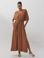 Vestido Vicenza Celina Mocha Mousse