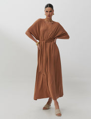 Vestido Vicenza Celina Mocha Mousse