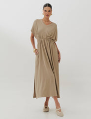 Vestido Vicenza Clara  Taupe
