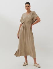 Vestido Vicenza Clara  Taupe