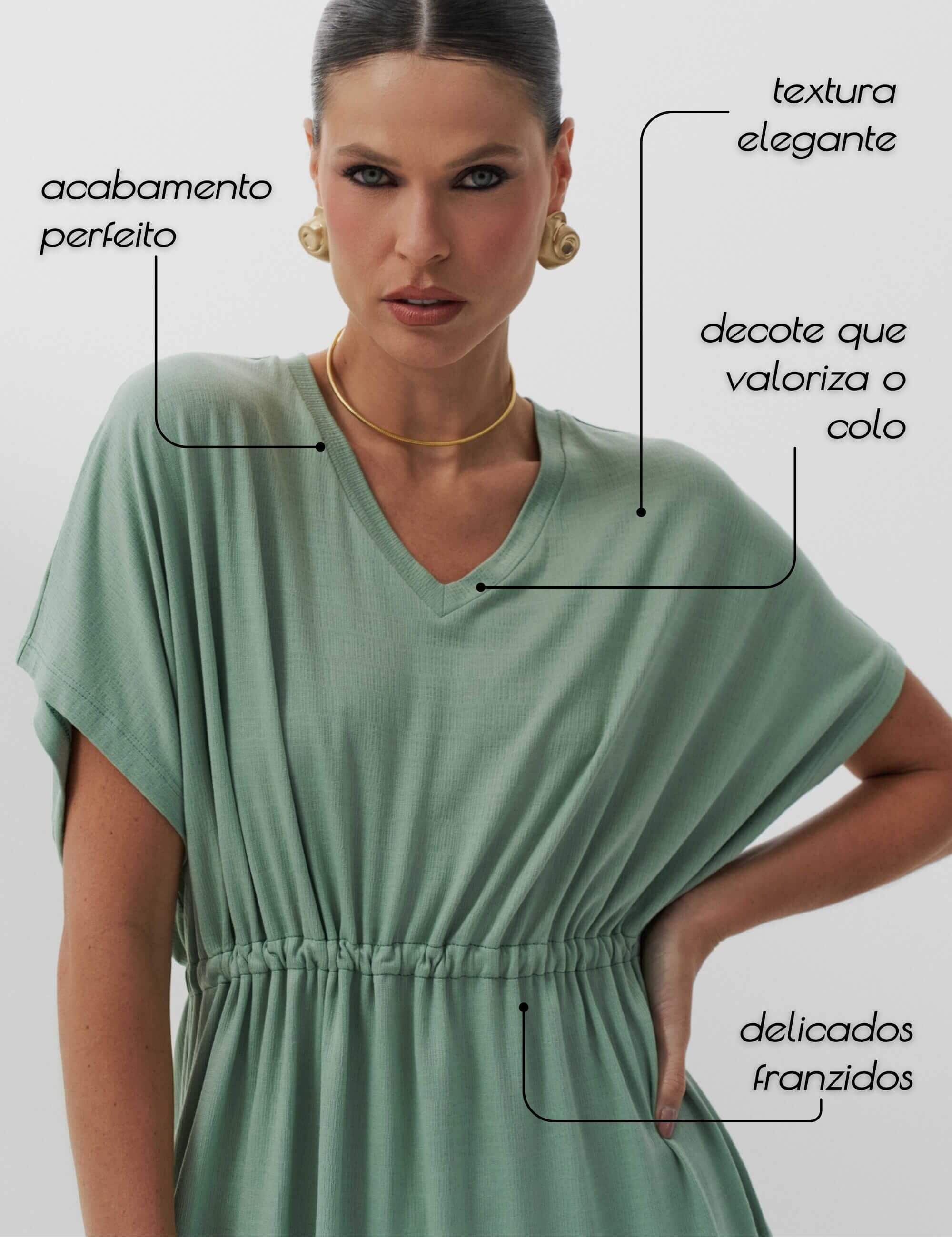 Vestido Vicenza Clara Verde Menta