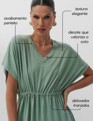 Vestido Vicenza Clara Verde Menta