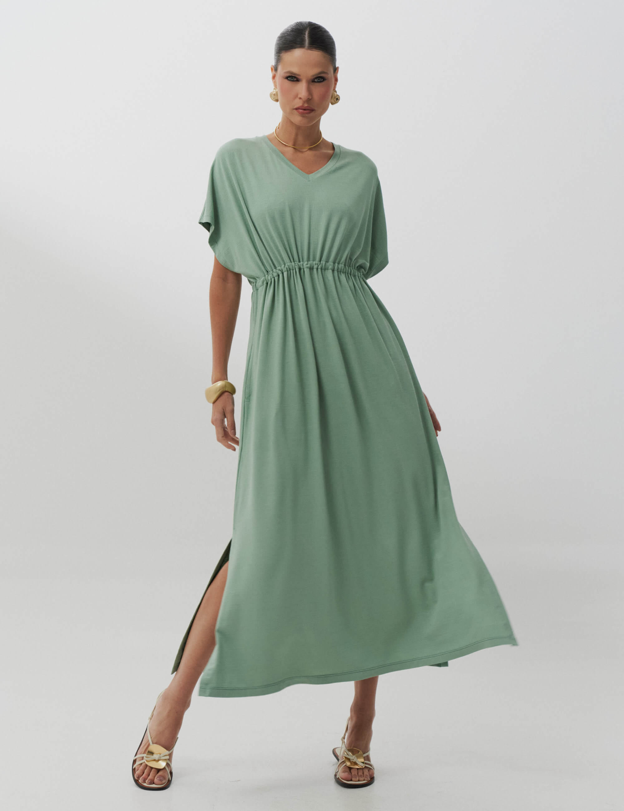 Vestido Vicenza Clara Verde Menta