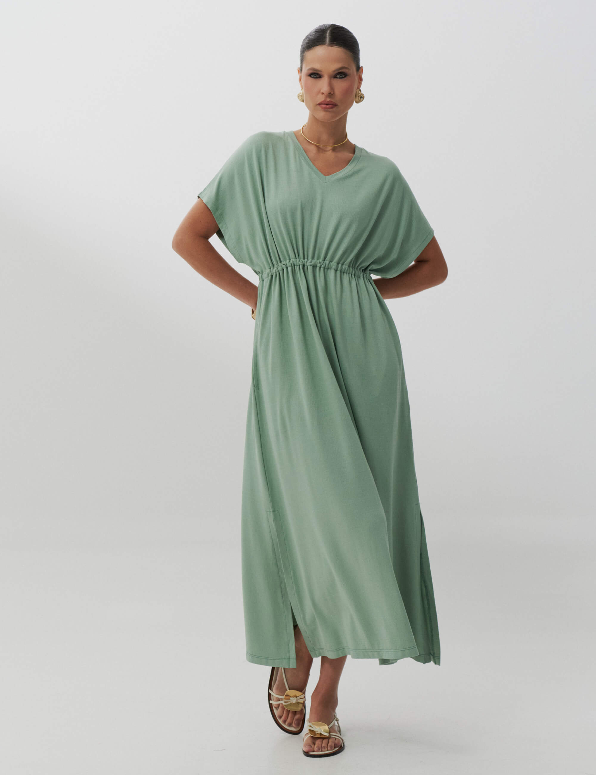 Vestido Vicenza Clara Verde Menta