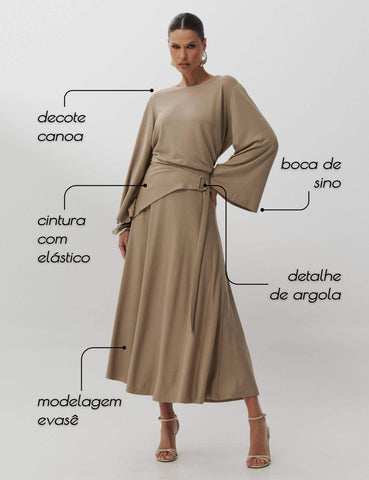 Conjunto Vicenza Clementine Taupe