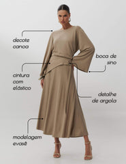Conjunto Vicenza Clementine Taupe