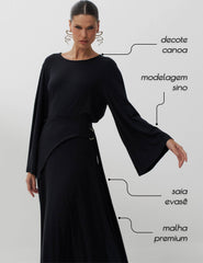 Conjunto Vicenza Clementine Preto