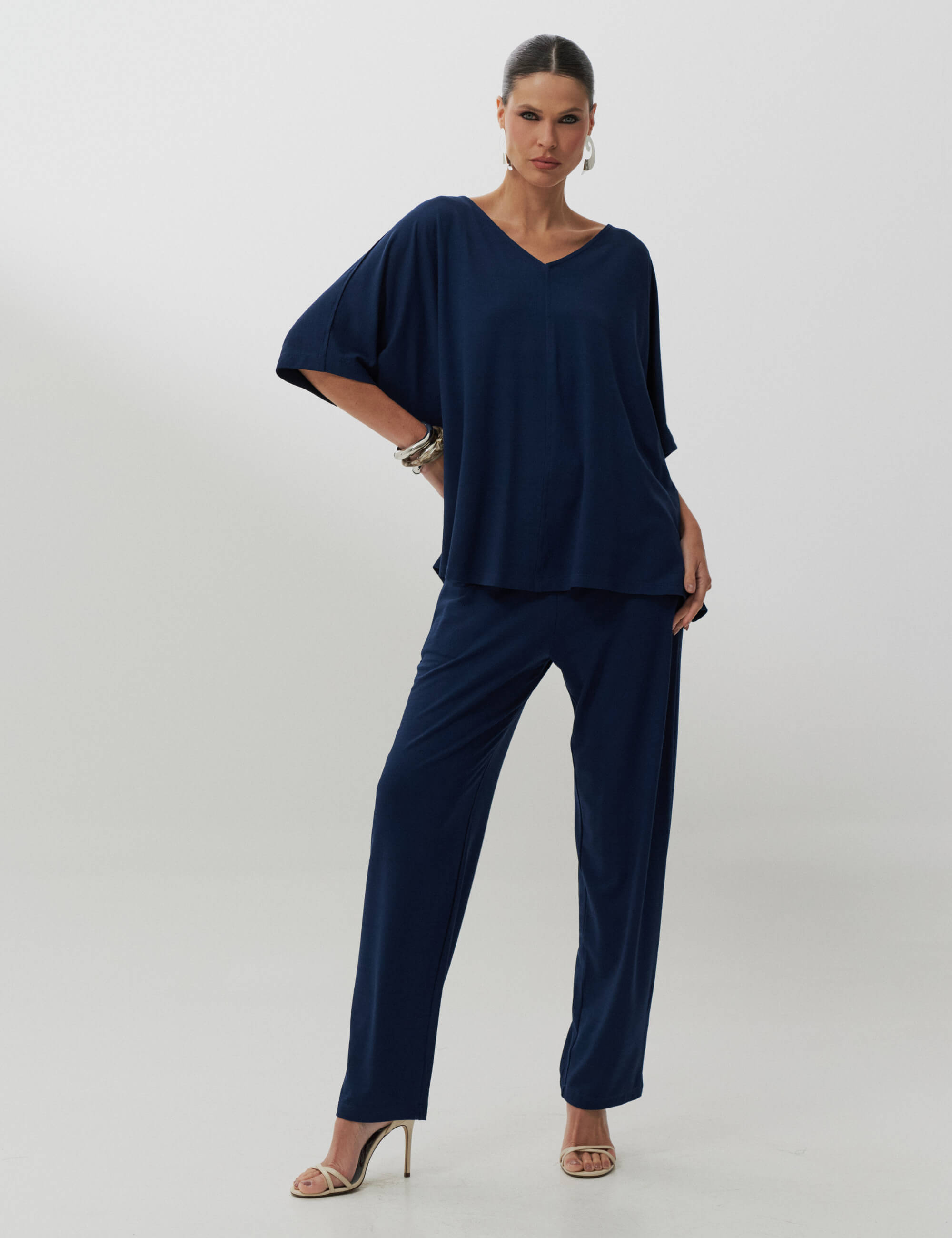 Conjunto Vicenza Charlote Azul Marinho