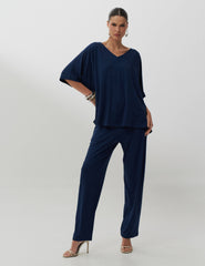 Conjunto Vicenza Charlote Azul Marinho