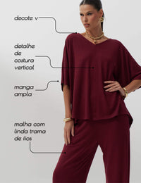 Conjunto Vicenza Charlote Bordo