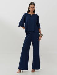 Conjunto Vicenza Cora Azul Marinho