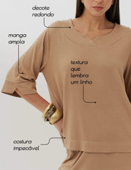 Conjunto Vicenza Cora Bege Awake