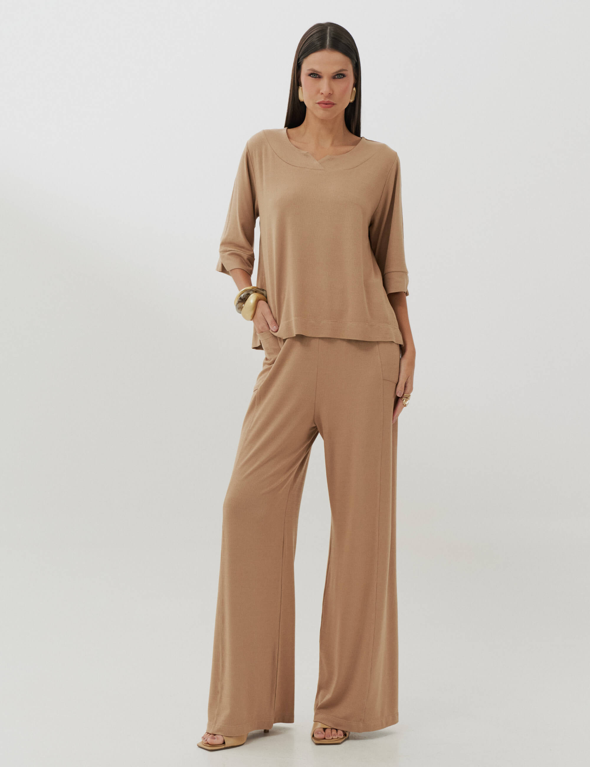 Conjunto Vicenza Cora Bege Awake