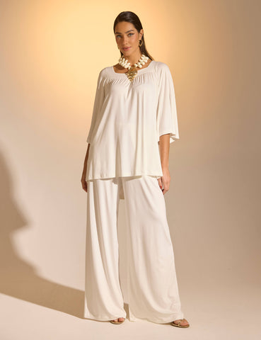 Conjunto Celeste Off White