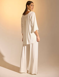 Conjunto Celeste Off White