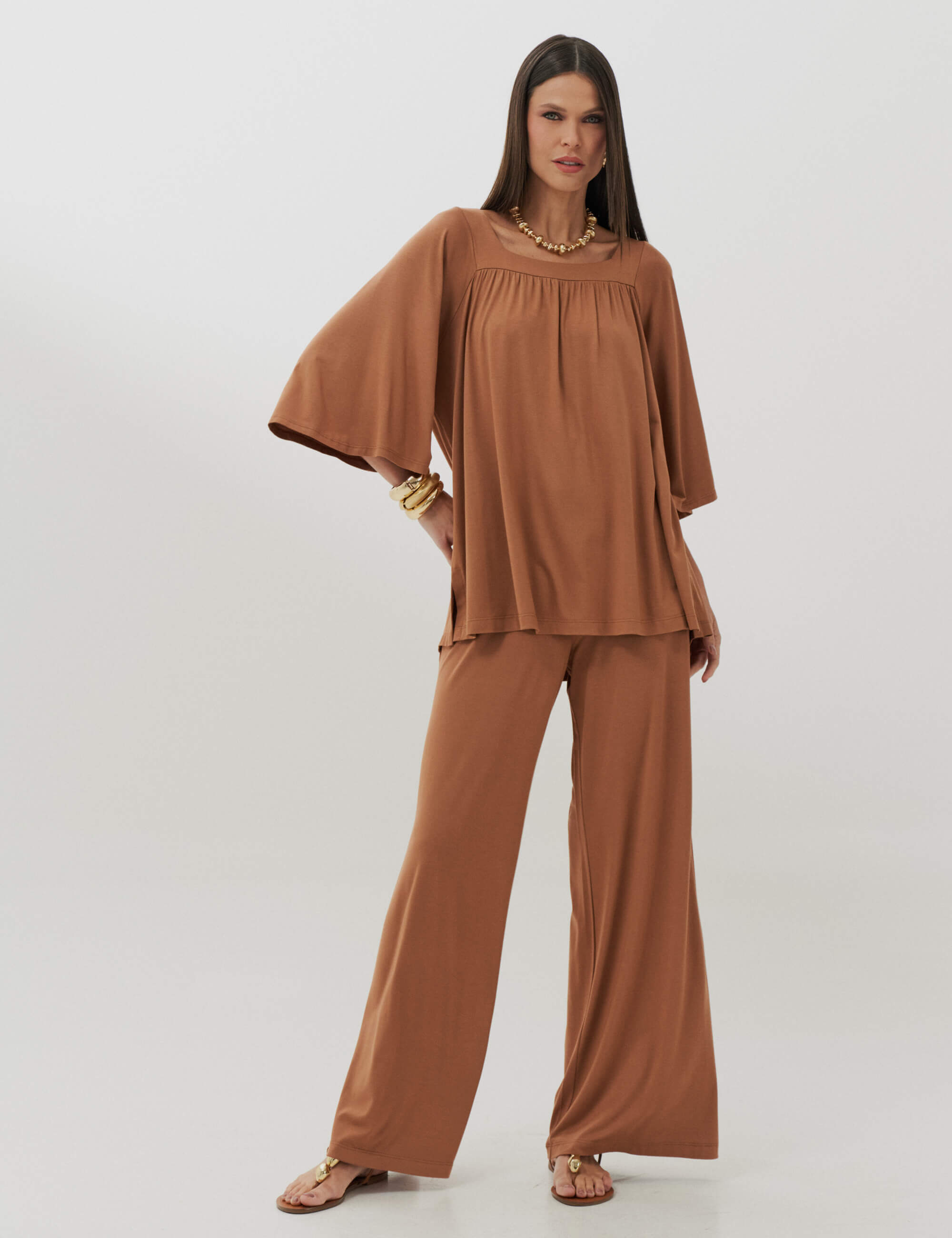 Conjunto Celeste  Mocha Mousse
