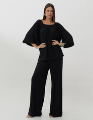Conjunto Celeste Preto