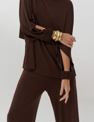Conjunto Carmela Marrom Natureza