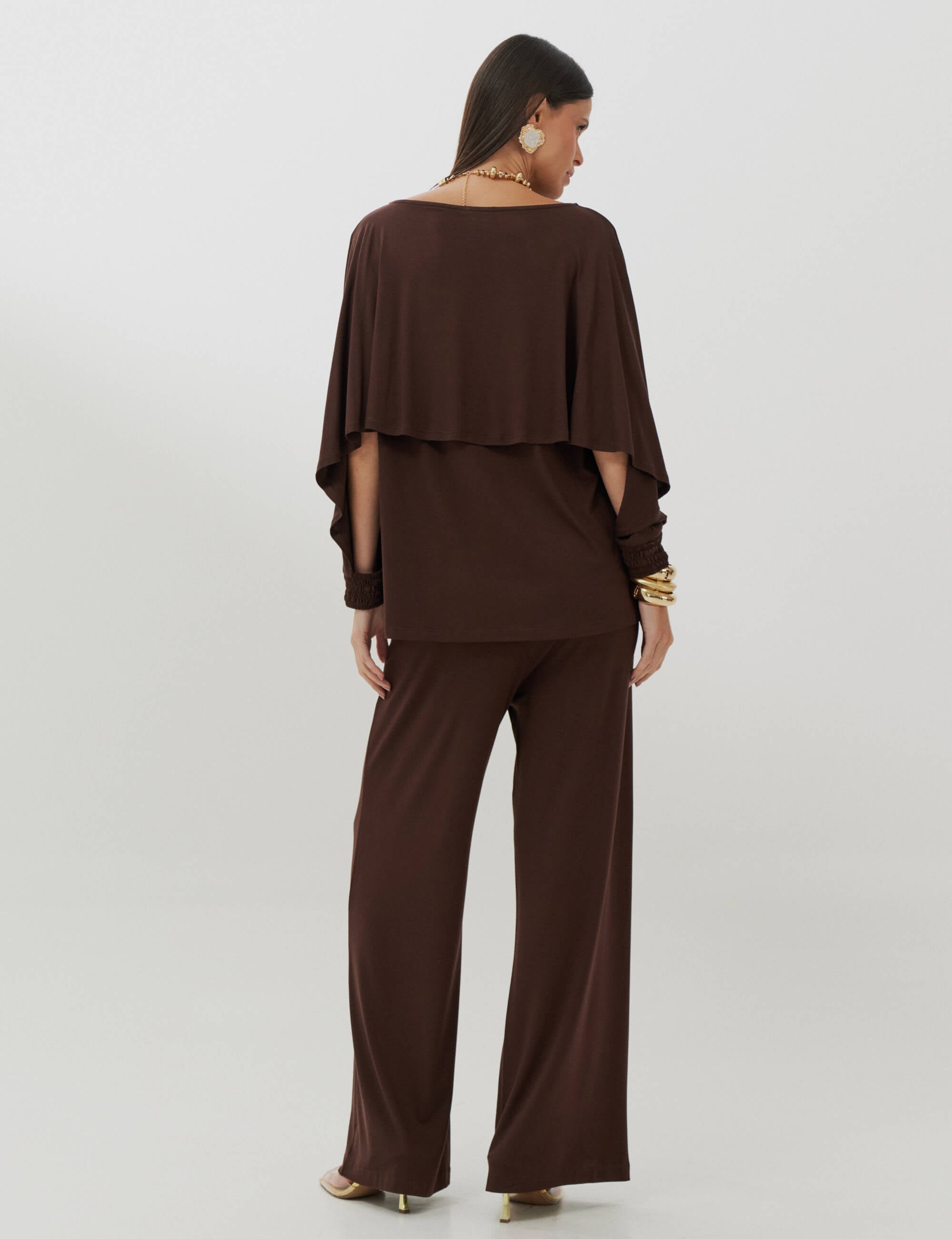 Conjunto Carmela Marrom Natureza