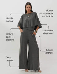 Conjunto Cindy Mescla Escuro