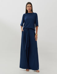 Conjunto Ciana Azul Marinho
