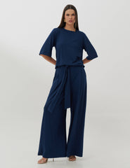 Conjunto Ciana Azul Marinho