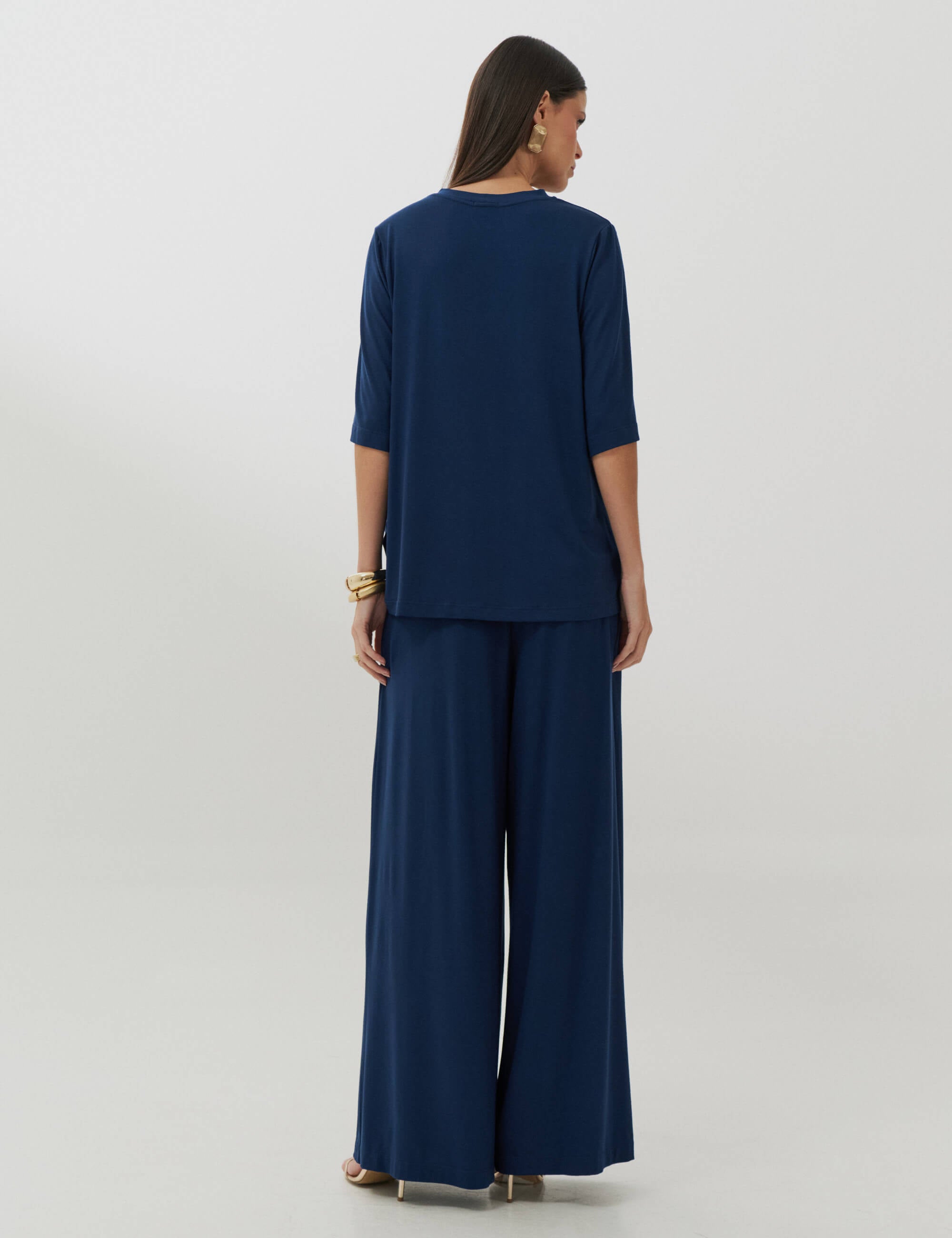 Conjunto Ciana Azul Marinho