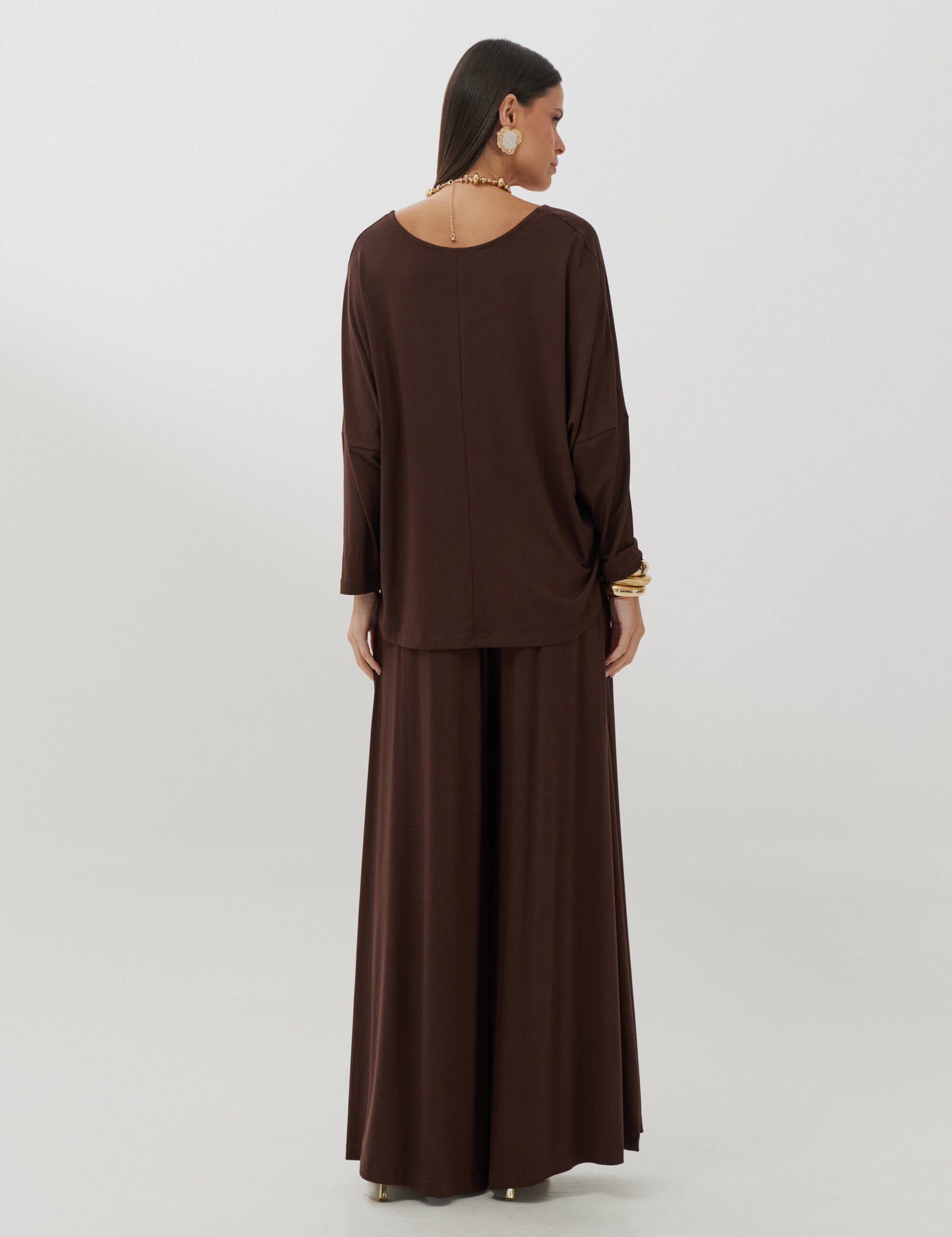 Conjunto Clotilda Marrom Natureza