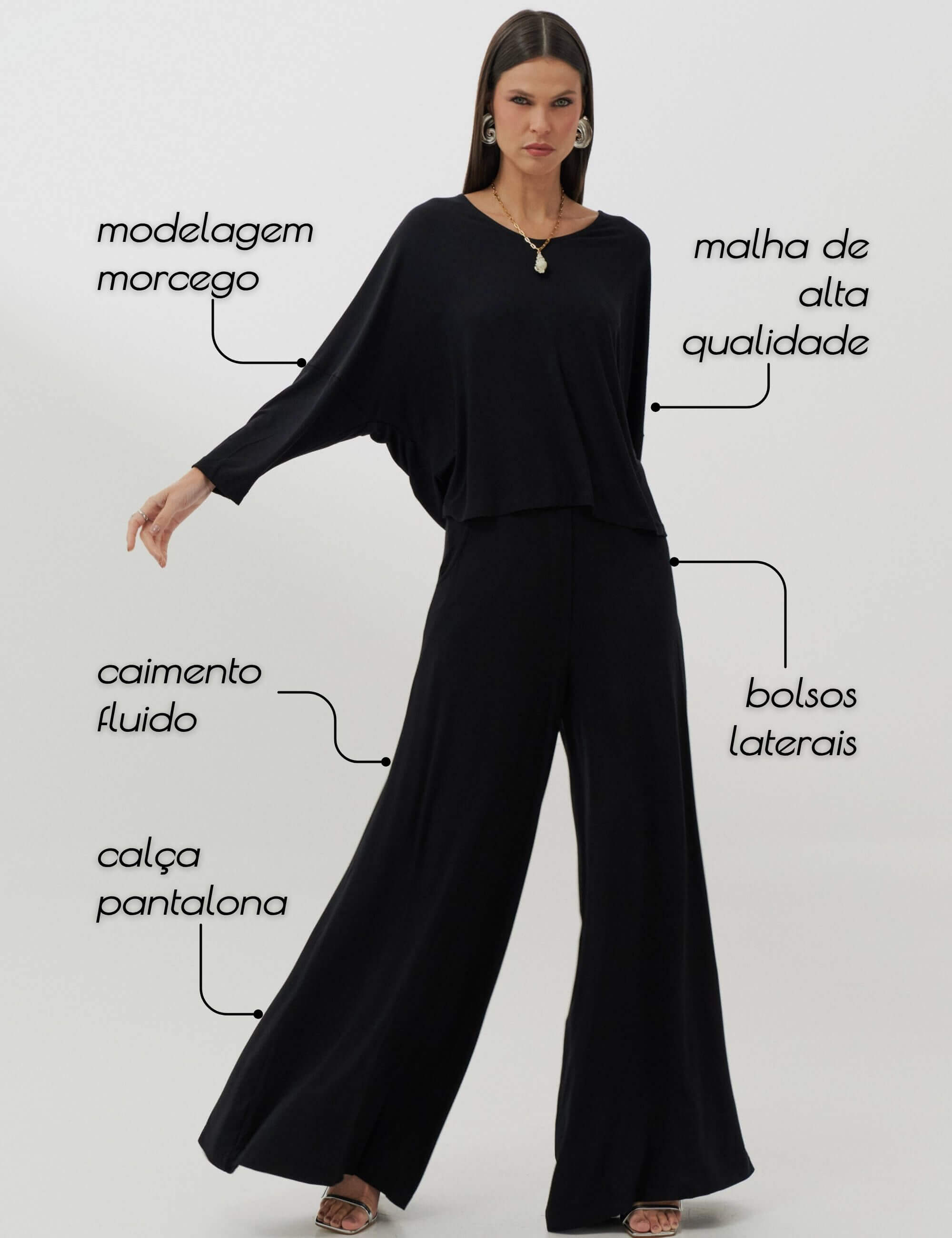 Conjunto Clotilda Preto