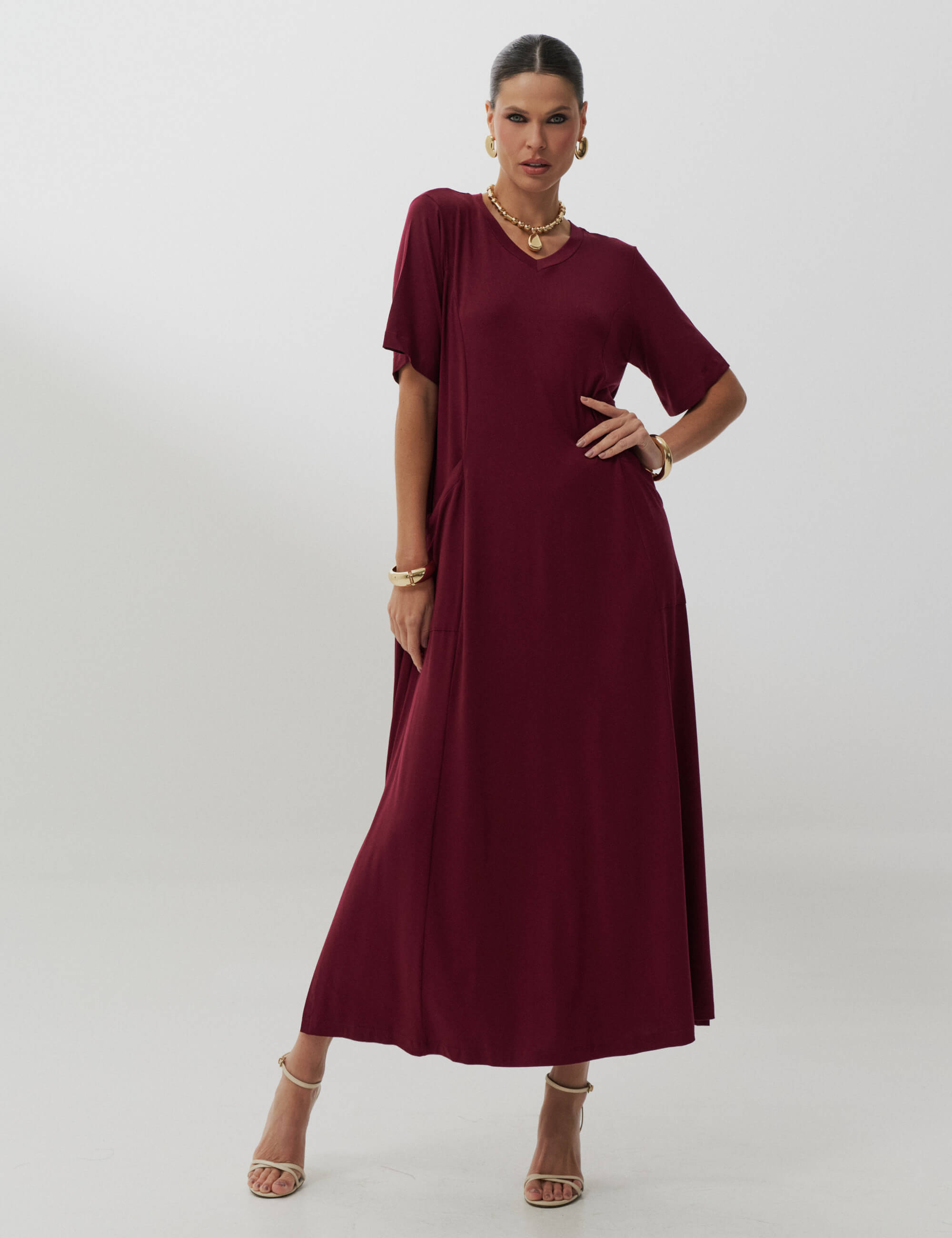 Vestido Cintra Bordo