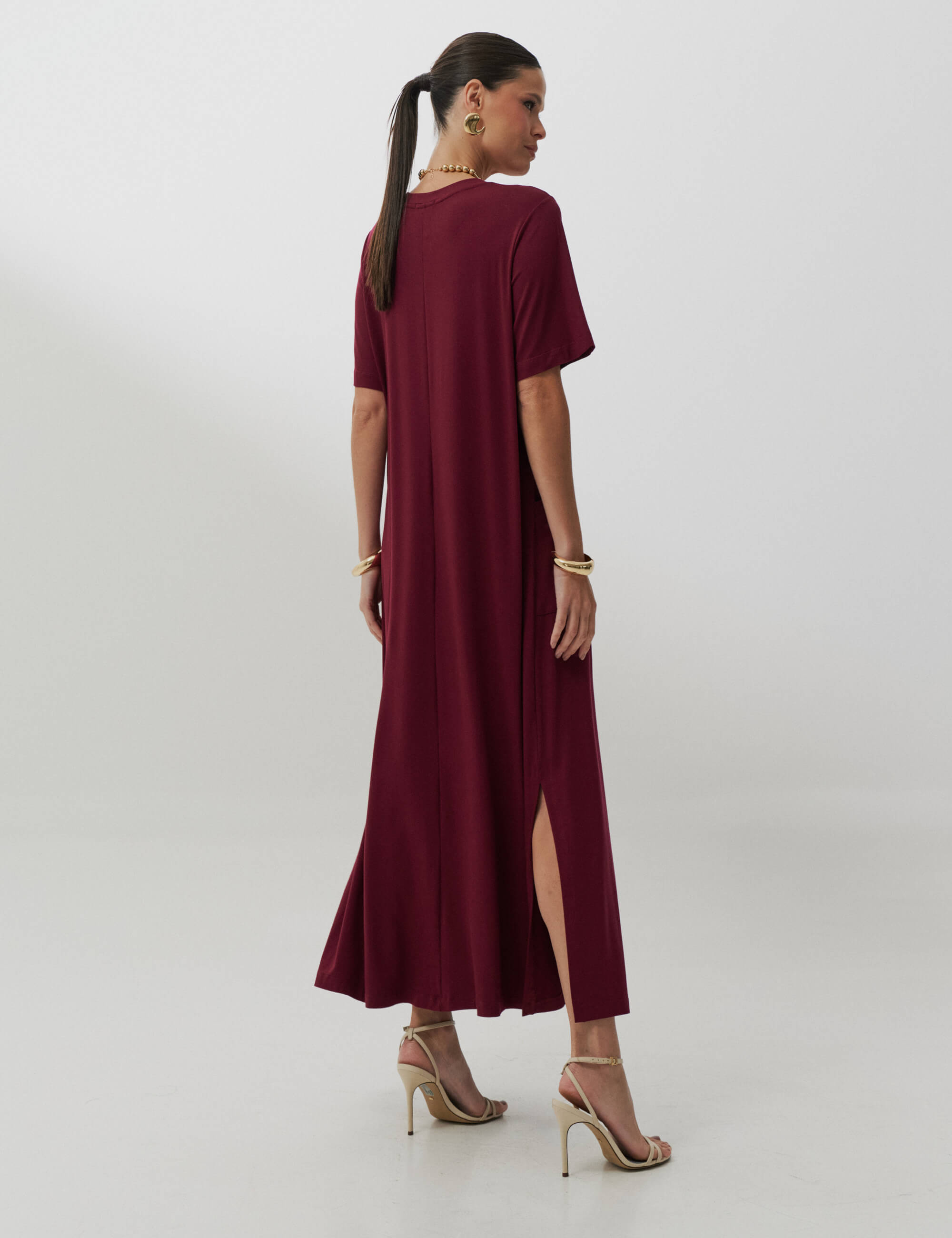 Vestido Cintra Bordo