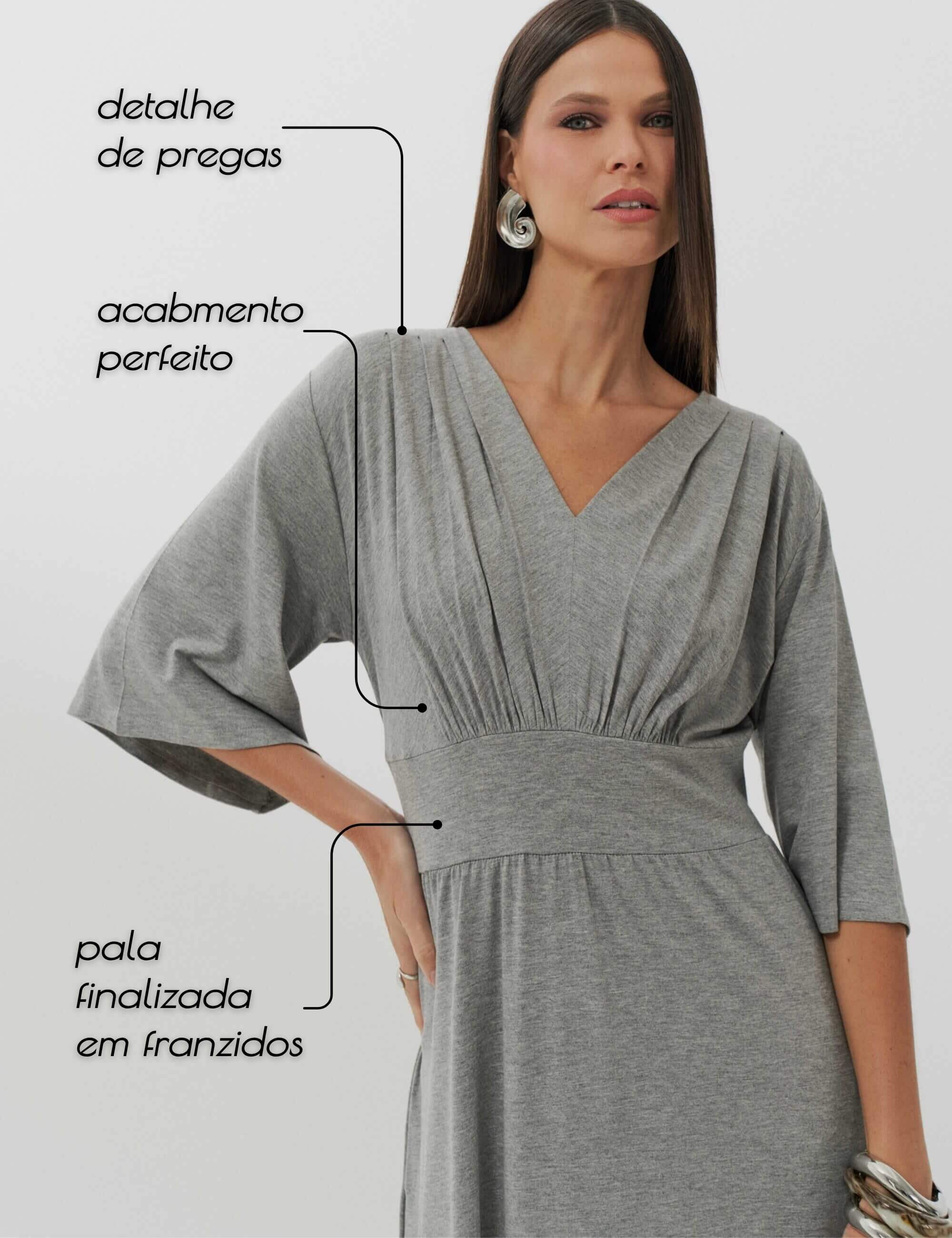 Vestido Cassia Mescla