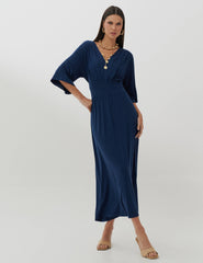 Vestido Cassia Azul Marinho
