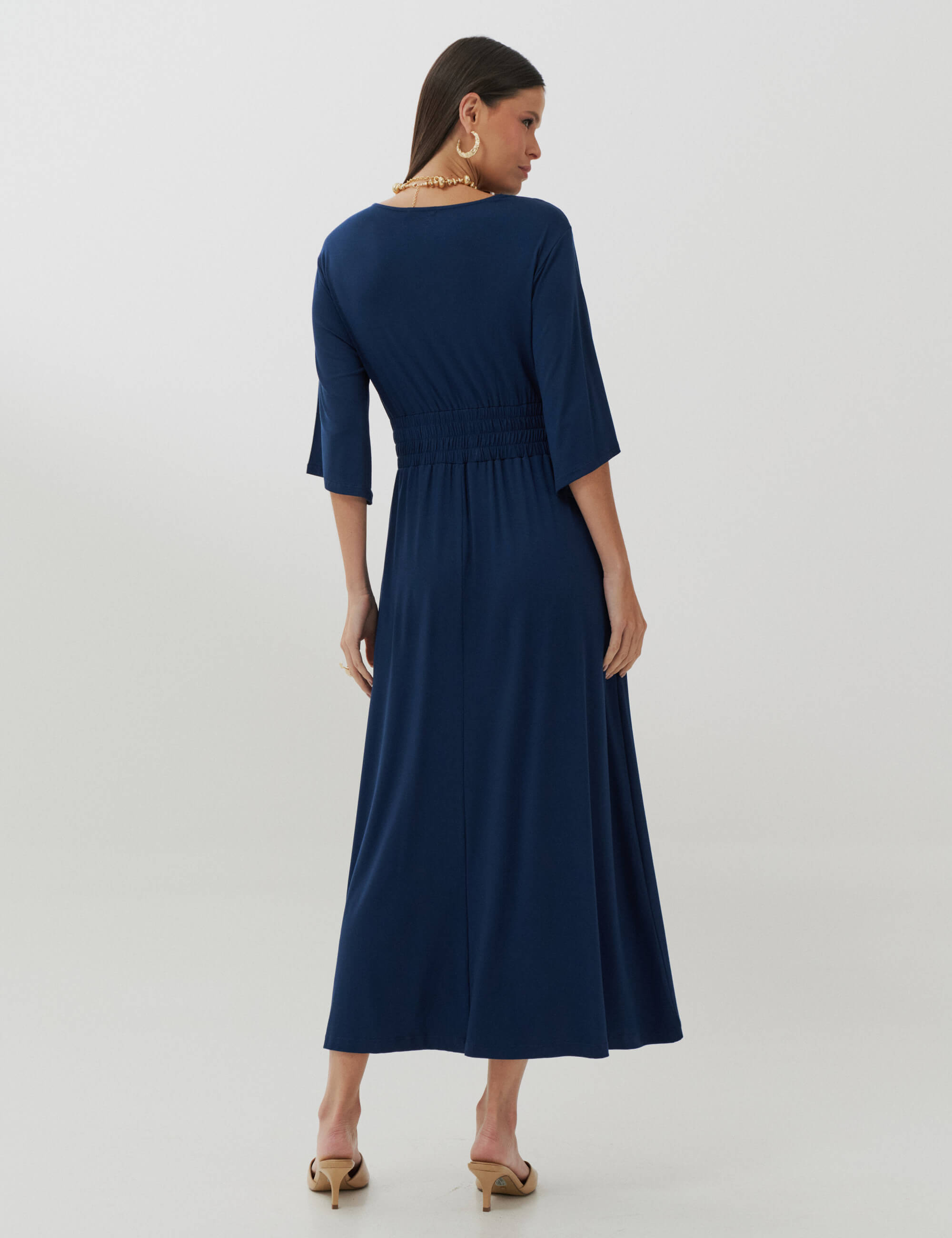 Vestido Cassia Azul Marinho