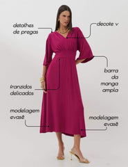 Vestido Cassia Violeta